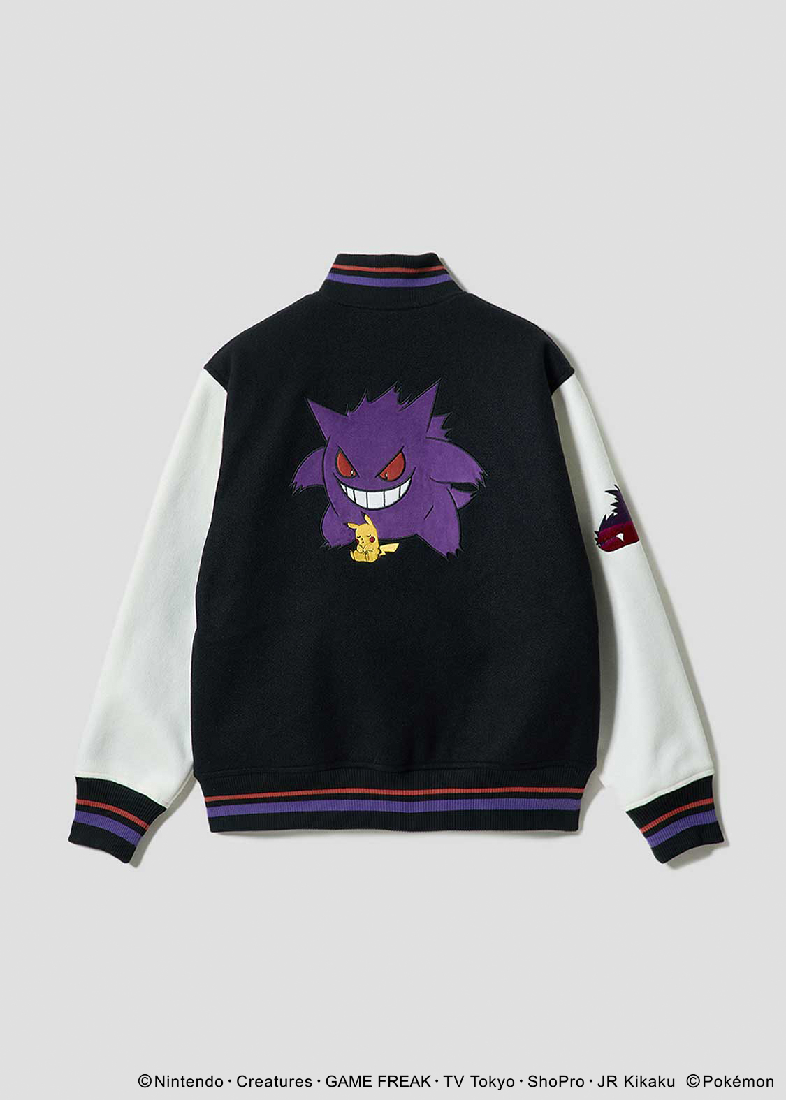 ピカチュウ＆ゲンガー｜スタジアムジャンパー｜ユニセックス｜グラニフ