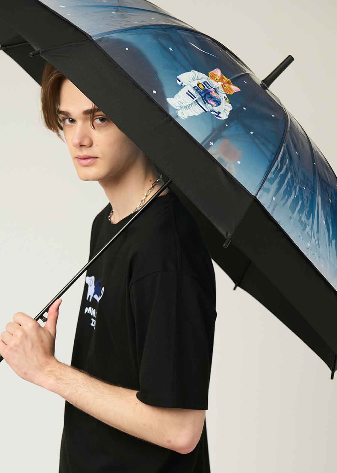 アストロキャット(Wpc.)｜ビニール傘｜ユニセックス｜グラニフ(graniph