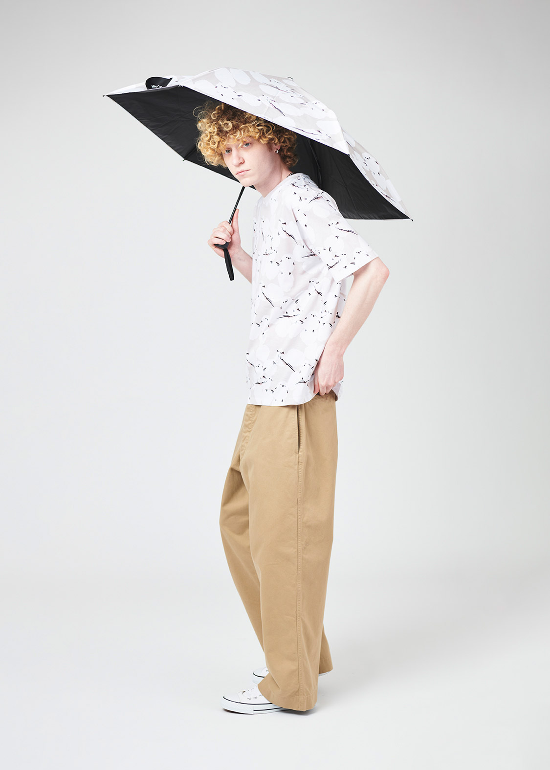 シマエナガ(Wpc.)｜折りたたみ傘 58cm｜ユニセックス｜グラニフ