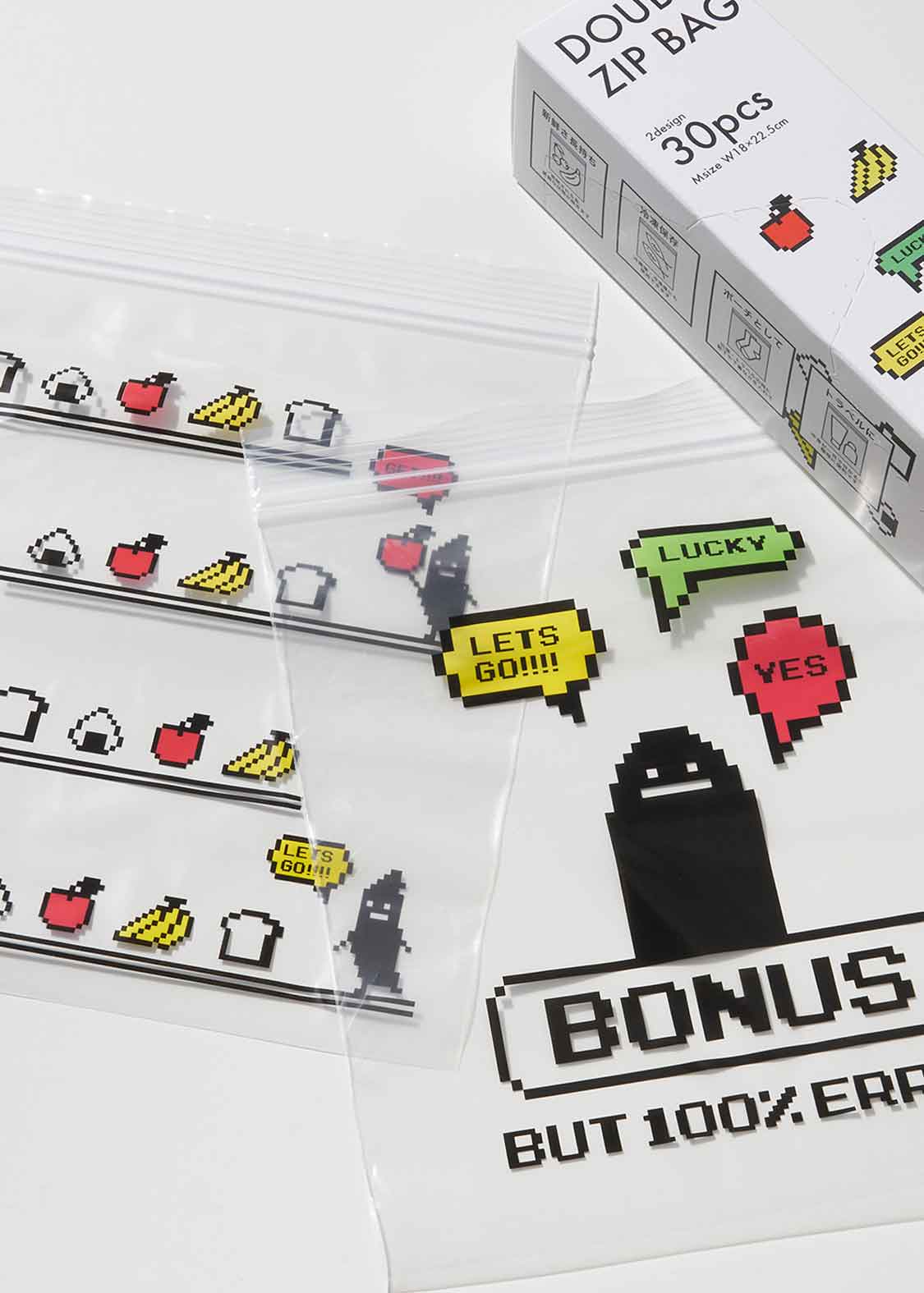 ビューティフルシャドーゲームス｜ダブルジップバッグM｜グラニフ