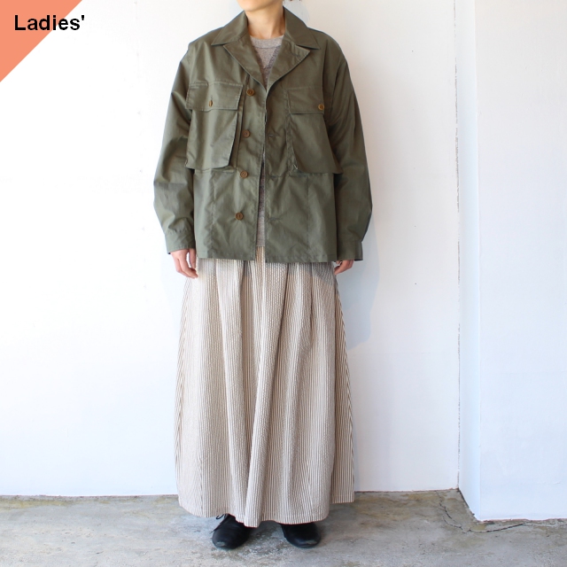 HAVERSACK コットンリネンウェザーシャツジャケット Khaki - C.COUNTLY