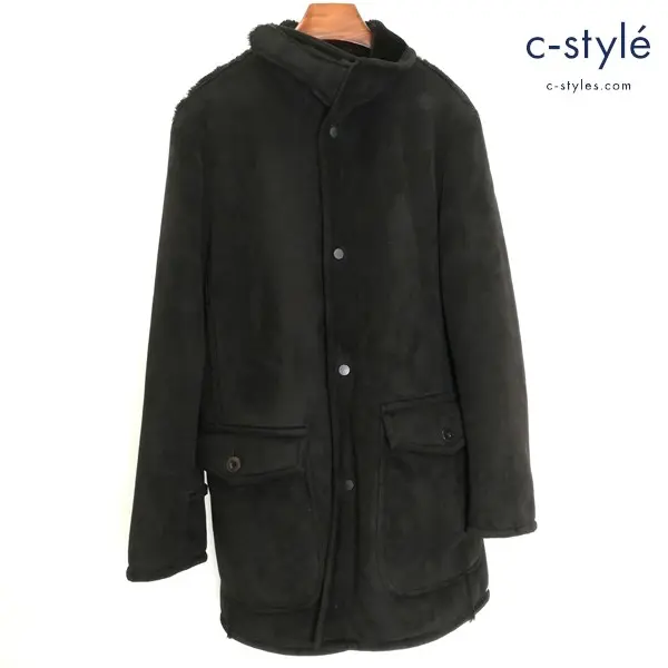 EMPORIO ARMANI エンポリオアルマーニ ムートンコート 44 ダーク