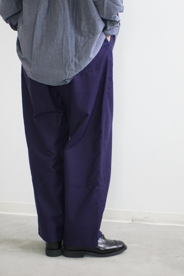 HTS(エイチティーエス) BACK SATIN BAKER PANTS バックサテンベイカー
