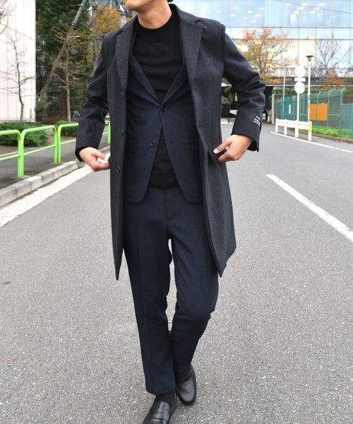 SHIPS（シップス）の「SU: 【NOBILIA】TECH メルトン チェスターコート