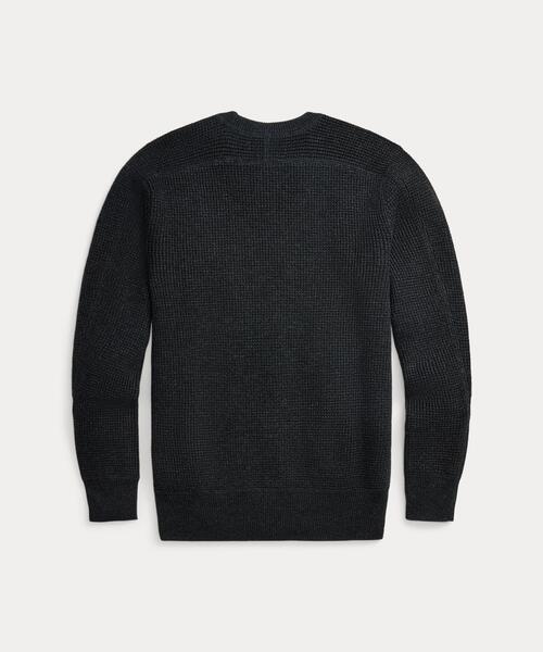ワッフルニット コットンウール セーター（ニット/セーター）｜RRL