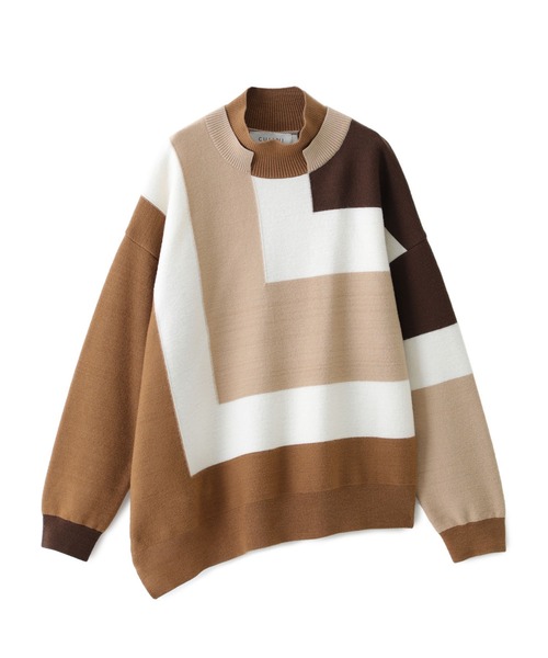 CULLNI（クルニ）の「STUDIOUS別注 COLOR BLOCK TURTLE KNIT（ニット