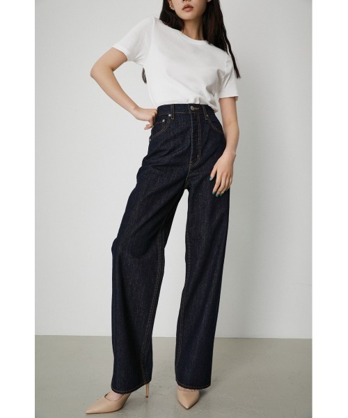 HIGH WAIST DENIM WIDE/ハイウェストデニムワイド（デニムパンツ