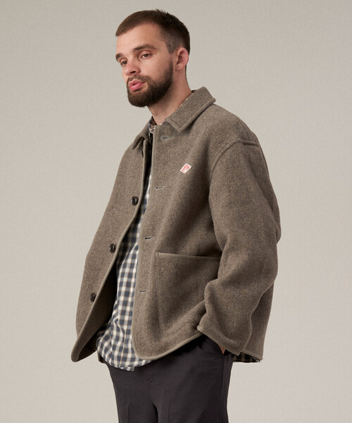 DANTON（ダントン）の「MEN'S WOOL LIGHT PILE COVERALLS JACKET