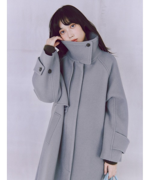 FRAY I.D（フレイアイディー）の「ウールリバーバルマカンコート