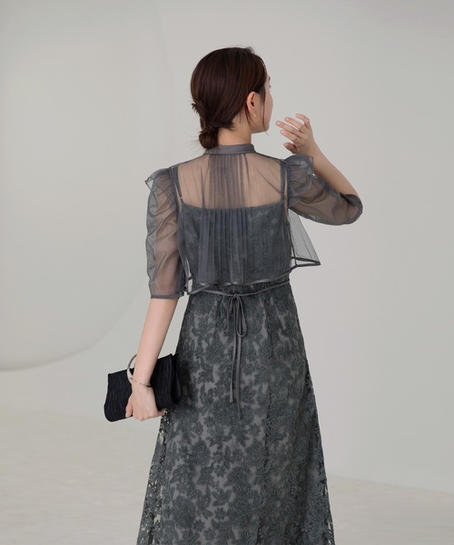Leja（レジャ）の「【LEJA】フロントオープンバックプリーツウエスト