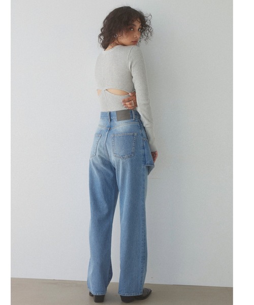 ALEXIA STAM（アリシアスタン）の「Double Waist Denim Pants /ダブル
