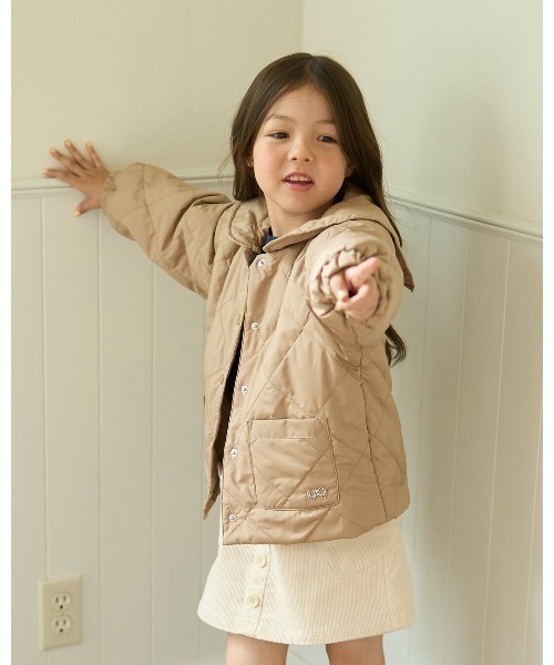 定価5.5万 MARK&LONA CODE キルティング ブルゾン 36 白 金 定価5.5万