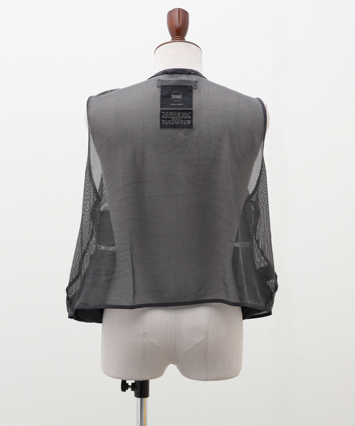 セール】BOILER ROOM / ボイラールーム MESH CARGO VEST SS24JK04BLK