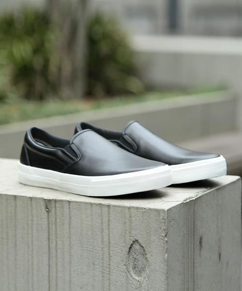 ユナイテッドアローズ スリッポン オックスフォード シューズ ブラック