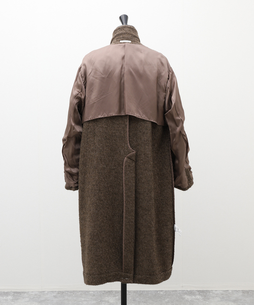 COUTURE D'ADAM イタリアンヘリンボーンコート 40 Couture d'adam