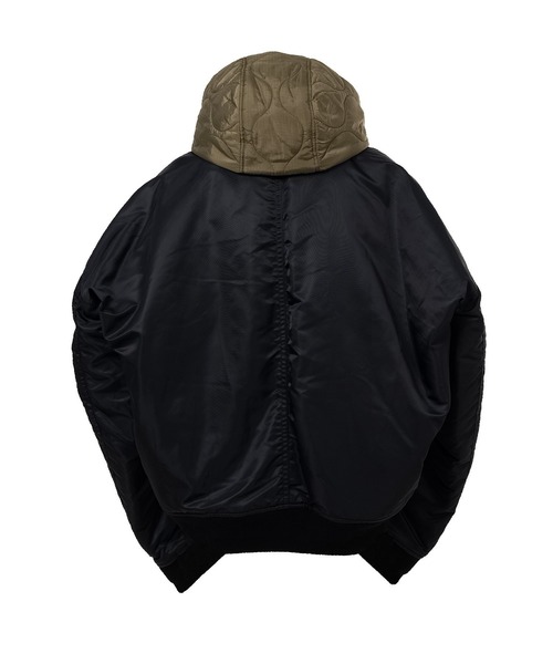 MIHARAYASUHIRO/ミハラヤスヒロ】HOODED BOMBER JACKET（MA-1