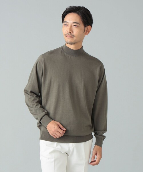 ビームスの百名品】JOHN SMEDLEY / KILDAY 30ゲージ モックネック