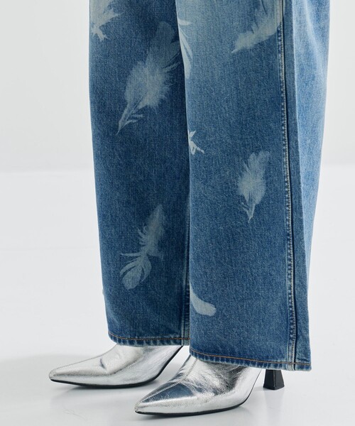 MASU/エムエーエスユー】MASU BOYS FEATHER BAGGY JEANS/デニムパンツ