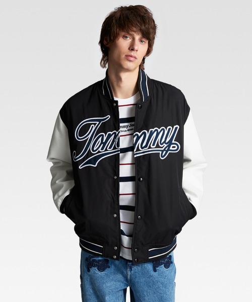 tommy jeans（トミー ジーンズ）の「レターマンジャケット（スタジャン