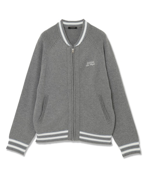 UNI L/Slv Zip-Up Cardigan Sweater ジャケット ブルゾン | GUESS(ゲス