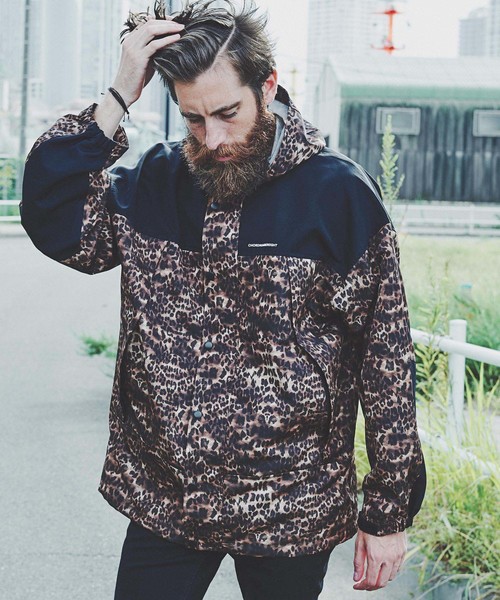 ワコマリア✖️Lee ブラック ジャンパー ヒョウ柄裏地 ワコマリアから