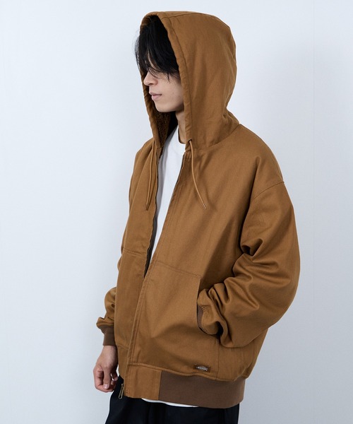 セール】Dickies 裏ボアZIPパーカージャケット（ブルゾン）｜Dickies