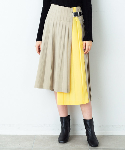 TOGA PULLA（トーガ プルラ）の「【TOGA PULLA】Wool pleated skirt