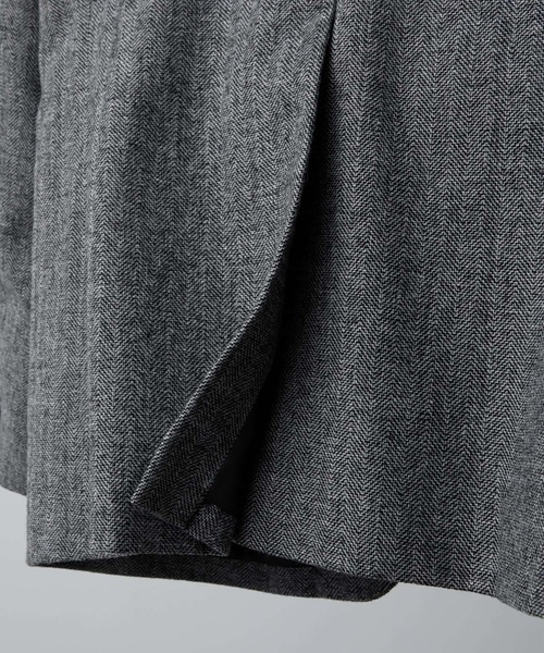 CLEL（クレイル）の「【CLEL】Wool Blend Herringbone Tweed Tailored