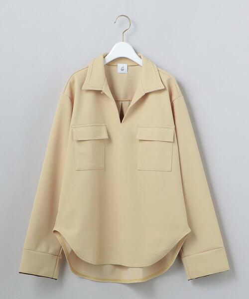 6（ロク）の「＜6(ROKU)＞SKIPPER SHIRT/シャツ（シャツ/ブラウス