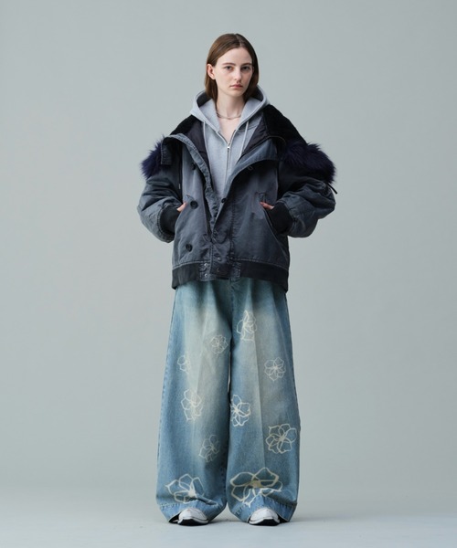 soerte（ソエルテ）の「soerte × camphor wood / FLOWER PAINT WIDE