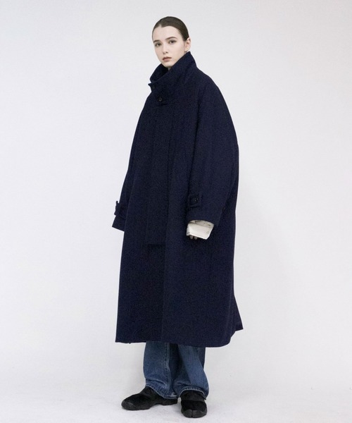 VOAAOV（ヴォアーブ）の「【VOAAOV】 yabure oil cut wool long coat