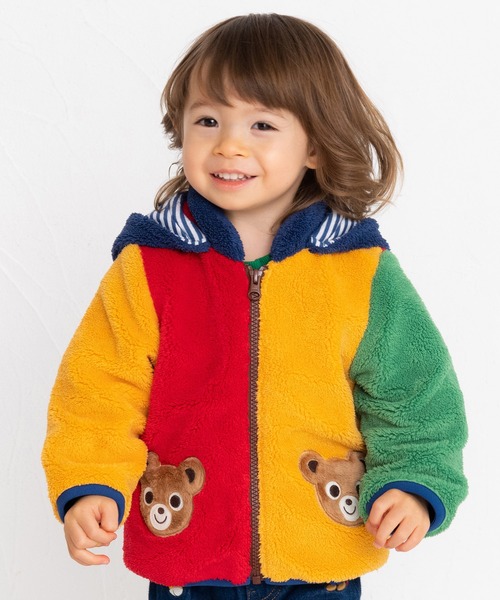 MIKI HOUSE（ミキハウス）の「耳フード付きジャンパー（その他アウター