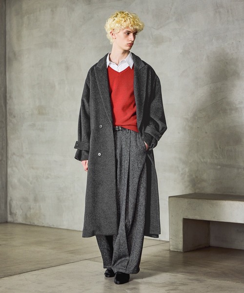 HARE（ハレ）の「ウールダブルコート(HARE)（チェスターコート）」 - WEAR