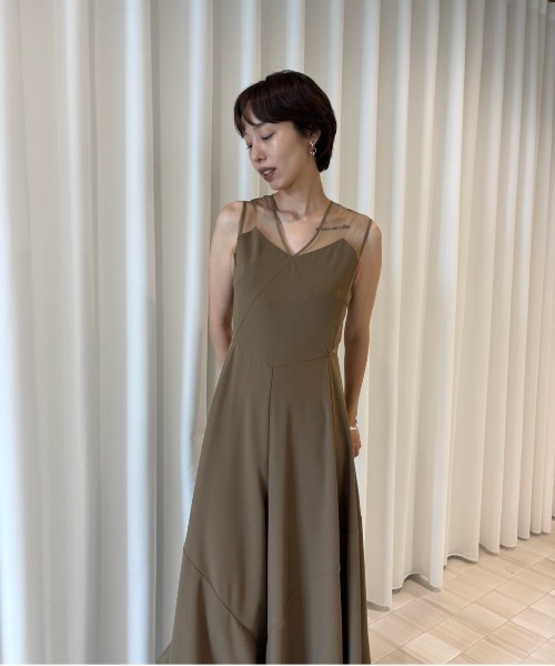 セール】SWITCHING CONSTRUCTION ROMPERS（つなぎ/オールインワン