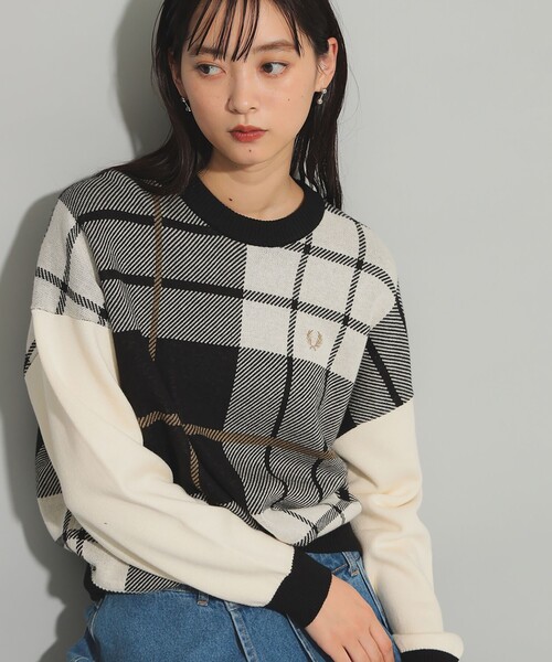 Ray BEAMS（レイビームス）の「FRED PERRY / 別注 Tartan Jumper