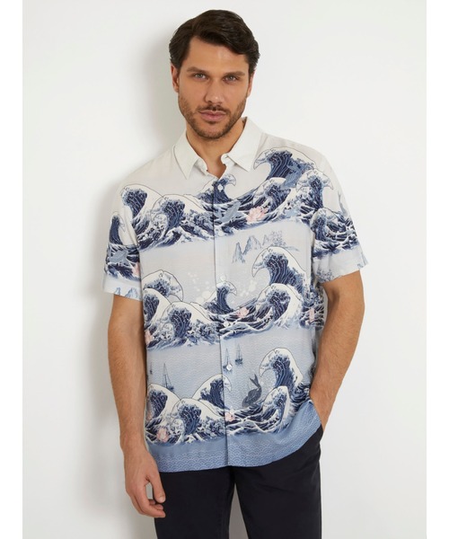 ECO Wave Shirt 半袖 シャツ | GUESS(ゲス) JAPAN 公式オンライン