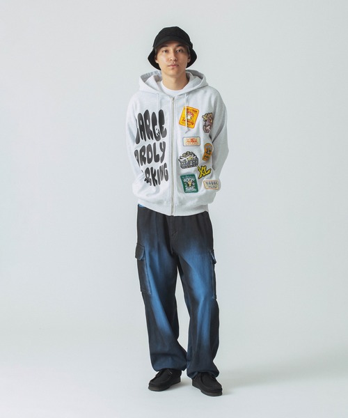 XLARGE（エクストララージ）の「MULTI LOGO ZIP UP HOODED SWEATSHIRT