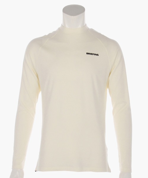 美品】BRIEFING SUEDE LS MOCK NECK ゴルフ M BRIEFING SUEDE LS MOCK