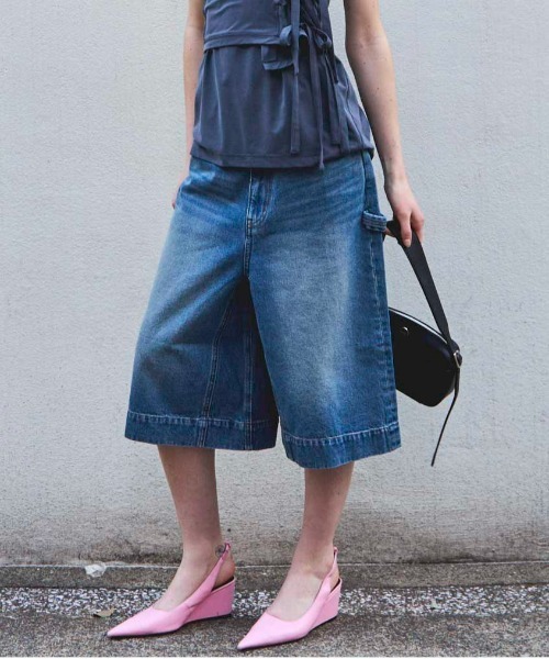 Denim Shorts/デニムハーフパンツ【MAISON SPECIAL/メゾンスペシャル