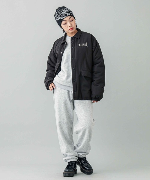 X-girl（エックスガール）の「PADDED COACH JACKET（その他アウター