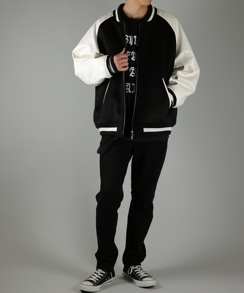 NUMBER (N)INE（ナンバーナイン）の「WOOL RAGLAN STADIUM JACKET