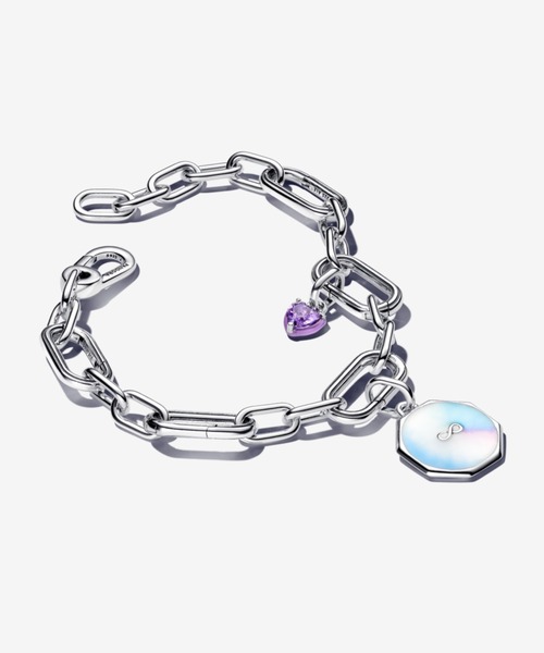 Pandora ME ファイブ オープナブル リンク チェーン ブレスレット