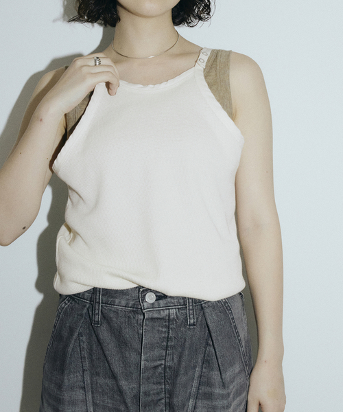 セール】JANE SMITH/ジェーンスミス 別注ワッフルタンク（タンクトップ