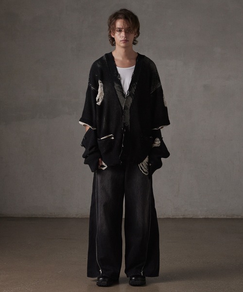 GRANCY（グランシー）の「【GRANCY】DestructionDesign BigCardigan