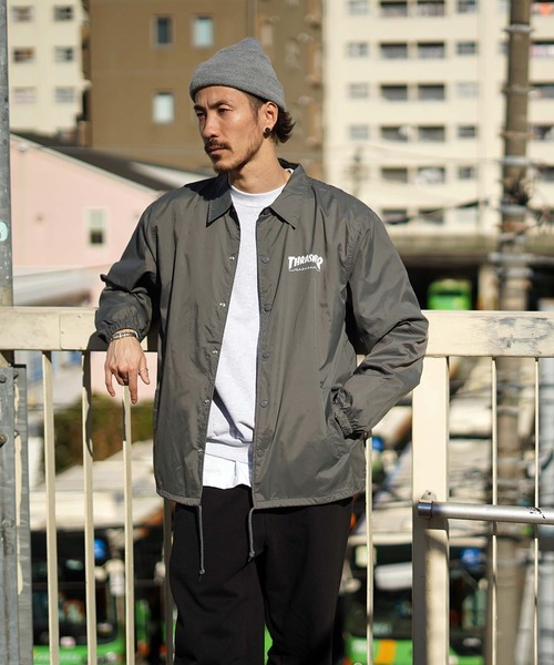 セール】GONZ COACH JACKET/スラッシャーマークゴンザレスビッグロゴ