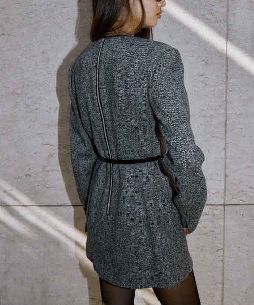 JOSE MOON（ジョゼムーン）の「CLASSIC TWEED MINI DRESS/クラシック