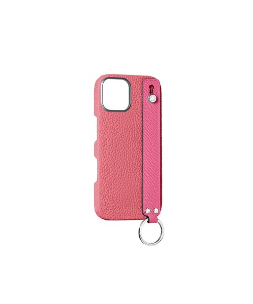 iPhone 17)ハンドル付き バックカバーケース シュリンクレザー