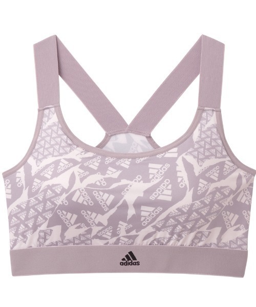 adidas/アディダス スポーツブラ ロゴプリント 吸汗速乾（スポーツブラ
