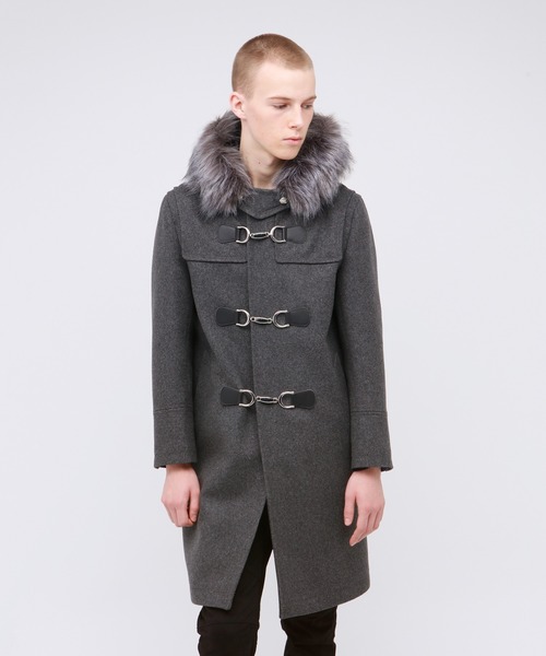 LOVELESS LOVELESS ラブレス Milior ビット ダッフルコート グリーン M