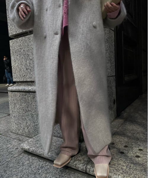 Ameri（アメリ）の「DEFORMATION COLLAR SHAGGY COAT（その他アウター